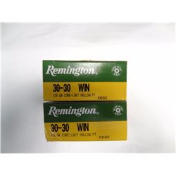 2 BOXES REMINGTON 30-30 WIN 170GR HP