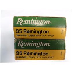 2 BOXES REMINGTON 35 REM 200GR SP