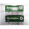Image 1 : 2 BOXES REMINGTON 45 AUTO 230GR FMJ