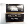 Image 1 : 2 BOXES BLAZER BRASS 40 S& W 180GR FMJ