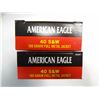 Image 1 : 2 BOXES AMERICAN EAGLE 40 S& W 180GR FMJ
