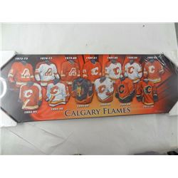 CALGARY FLAMES 72-13 PLAQUE