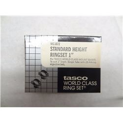 TASCO STANDARD HEIGHT SCOPE RINGS