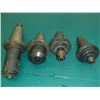 Image 1 : CAT50 End Mill Holders, (2) 1/2", (2) 1"