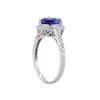 Image 3 : 14KT White Gold 1.79ct Tanzanite and Diamond Ring