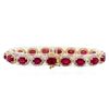 Image 2 : 14KT Yellow Gold 22.19ctw Ruby and Diamond Bracelet