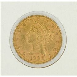 1892 $5 Liberty Head Half Eagle Gold Coin