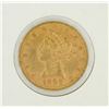 Image 1 : 1892 $5 Liberty Head Half Eagle Gold Coin