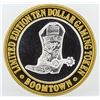 Image 2 : Boomtown Reno, NV $10 Casino Gaming Token .999 Fine Silver Limited Edition