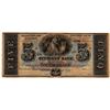 Image 1 : 1800's $5 Citizens Bank of Louisiana New Orleans Obsolete Currency Note