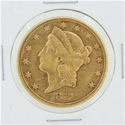 1877-S $20 VF Liberty Head Gold Coin