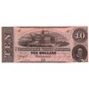 Image 1 : $10 1862 Richmond Virginia Confederate States of America Bank Note
