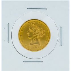 1901-S $5 BU Liberty Head Half Eagle Gold Coin