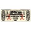 Image 1 : 1865 $1 City Bank of New Haven Connecticut Obsolete Currency Note