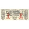 Image 2 : 1865 $1 City Bank of New Haven Connecticut Obsolete Currency Note