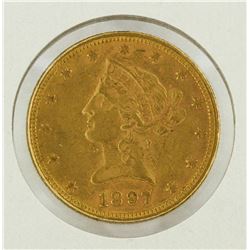 1897 $10 Liberty Head Gold Eagle Coin
