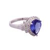 Image 2 : 14KT White Gold 2.41ct Tanzanite and Diamond Ring