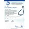 Image 3 : 14KT White Gold 32.21ctw Fancy Black Diamond Necklace
