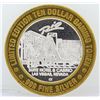 Image 1 : Rio Suite Hotel Las Vegas $10 Casino Gaming Token .999 Fine Silver Limited Editi