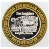 Image 1 : Riverside Resort Laughlin $10 Casino Gaming Token .999 Fine Silver Limited Editi