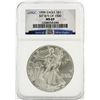 Image 1 : 1996 NGC Graded MS69 $1 American Silver Eagle Silver Coin