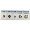 Image 1 : Rare 1940 PCGS Graded (5) Coin Proof Set