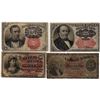 Image 1 : Assorted Fourth and Fifth Issue 10 & 25 Cent Fractional Currency Notes