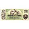 Image 1 : 1800's $1 Fairmont Bank Virginia Obsolete Currency Note