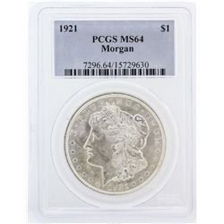 1921 PCGS MS64 Morgan Silver Dollar