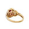 Image 4 : 18KT Rose Gold 1.28ct Spinel and Diamond Ring