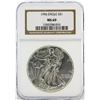 Image 1 : 1996 $1 American Silver Eagle Silver Coin NGC Graded MS69
