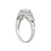 Image 3 : 14KT White Gold 2.22ctw Round Cut Diamond Engagement Ring