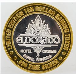 Eldorado Reno $10 Casino Gaming Token .999 Fine Silver Limited Edition