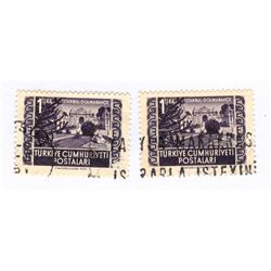 Turkey Postage Stamps Lot of 2