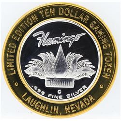Flamingo Laughlin $10 Casino Gaming Token .999 Fine Silver Limited Edition
