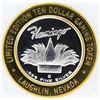 Image 1 : Flamingo Laughlin $10 Casino Gaming Token .999 Fine Silver Limited Edition