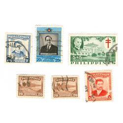 Philippines Postage Stamps Lot of 6