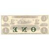 Image 2 : 1800's $1 New England Commercial Bank Obsolete Currency Note