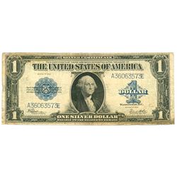 1923 $1 Large Silver Certificate Speelman / White Note