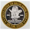 Image 1 : Sam's Town Las Vegas $10 Casino Gaming Token .999 Fine Silver Limited Edition