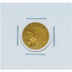 1908 $2.50 AU Indian Head Quarter Eagle Gold Coin