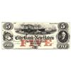 Image 1 : 1800's $5 City Bank of New Haven Connecticut Obsolete Currency Note