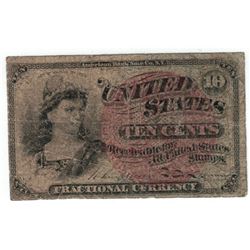 March 3, 1863 10 Cent Fractional Currency