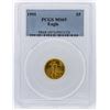 Image 1 : 1991 $5 American Eagle Gold Coin PCGS Graded MS69
