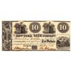 Image 1 : 1838 $10 New York Loan Company Obsolete Currency Note