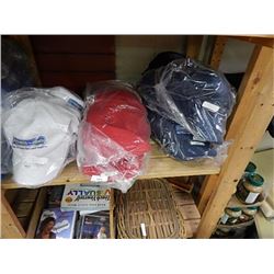 BASEBALL CAPS - NEW - 5 BAGS OF 12 PER BAG