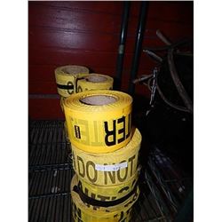 ROLLS OF SAFETY TAPE - 10 ROLLS PER LOT