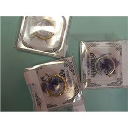 NEW NEO MAGNETIC RINGS - 3 PER LOT - ASSORTED