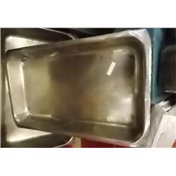 COMMERCIAL STAINLESS STEEL STEAM TABLE INSERT PAN - LARGE - SHALLOW – NO LID