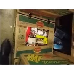 BANNANA BOX OF ASSORTED FOOD